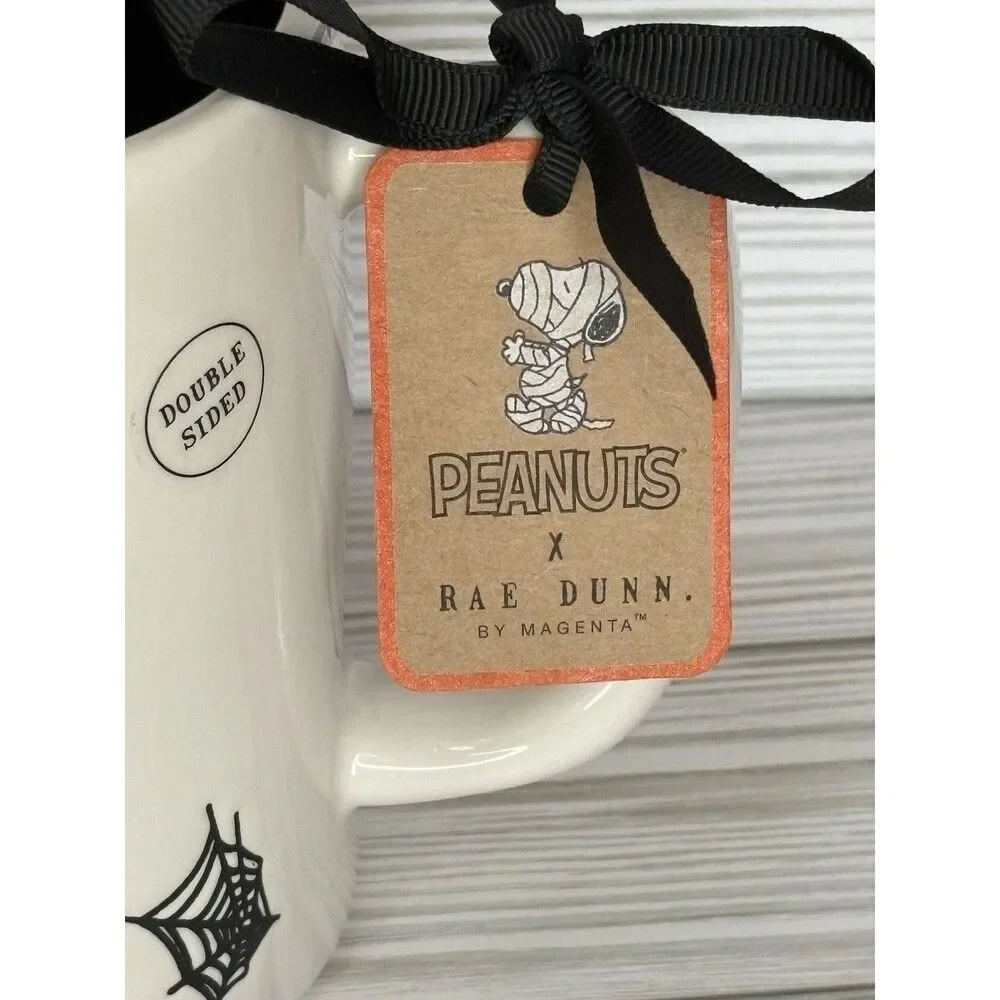 Rae Dunn Halloween Ghost Spider BOO SPOOKY SEASON Coffee Chocolate Mug NEW 2025